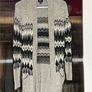 American Eagle Outfitters Gray Knit Sweater